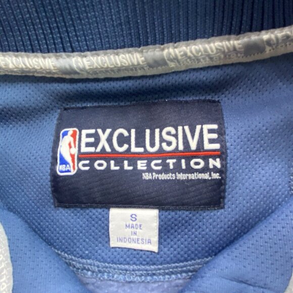 Charlotte Bobcats Jacket Men's S Blue NBA Exclusive Collection Zip Front Patches - Picture 4 of 16